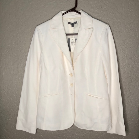 Ann Taylor cream colored blazer - Picture 1 of 7